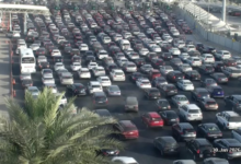 زحام جسر الملك فهد يرفع زمن العبور لـ44 دقيقة وحلول عبر نفاذ