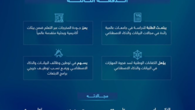 التقديم على برنامج ابتعاث الذكاء الاصطناعي الدفعة الثالثة