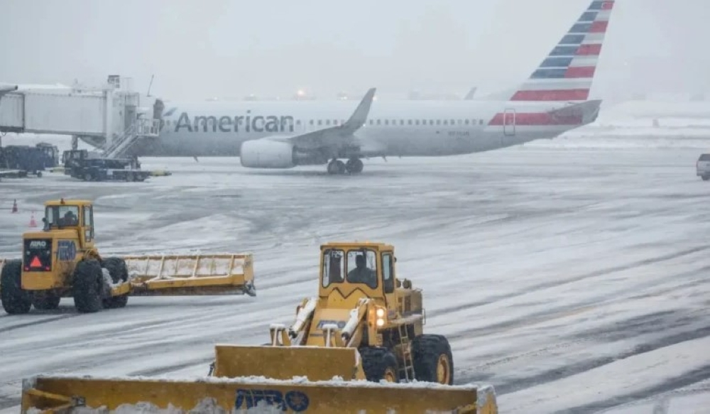 More than 2,400 flights canceled due to a snowstorm that hit the United States - circulating