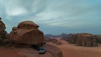 Hisma Overlook in Tabuk: A charming tourist destination with rare geological formations