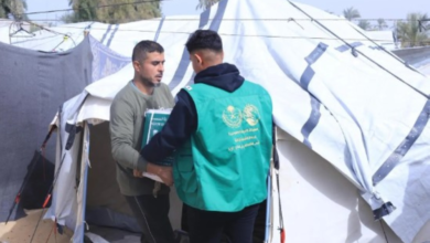 السعودية توزع سلالاً غذائية جديدة للنازحين جنوب غزة