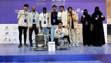 تقنية الأحساء تحقق جائزة أبطال VEX U الوطنية للروبوت