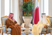 Saudi Defense Minister meets with Qatari Emir to discuss regional developments