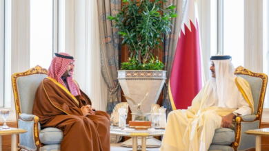 Saudi Defense Minister meets with Qatari Emir to discuss regional developments