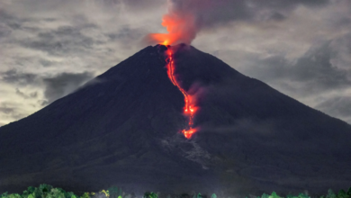 Mount Semeru volcano erupts 7 times, raising concerns in Indonesia