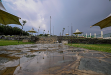 أمطار الباحة: هطول أمطار رعدية وجريان الأودية في المحافظات