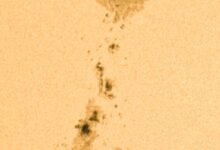 فلكية جدة ترصد بقعة شمسية عملاقة AR4366 وتأثيراتها