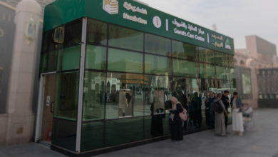 خدمات مراكز خدمة الضيف بالمسجد النبوي ومواقعها