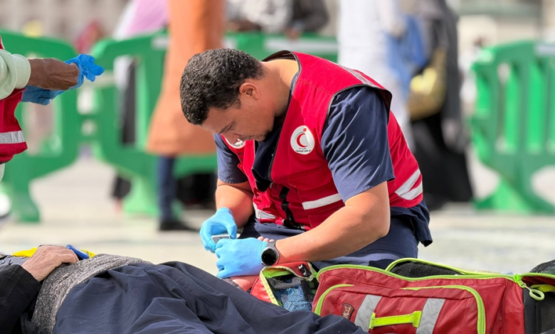 خطة الهلال الأحمر بالمدينة لرمضان 1447: 1500 متطوع لخدمة الزوار