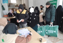 King Salman Center distributes winter clothing vouchers in Syria as part of the Kanf project