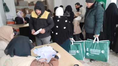 King Salman Center distributes winter clothing vouchers in Syria as part of the Kanf project