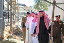 محافظ الطائف يتفقد جاهزية ميقات السيل الكبير ووادي محرم لرمضان
