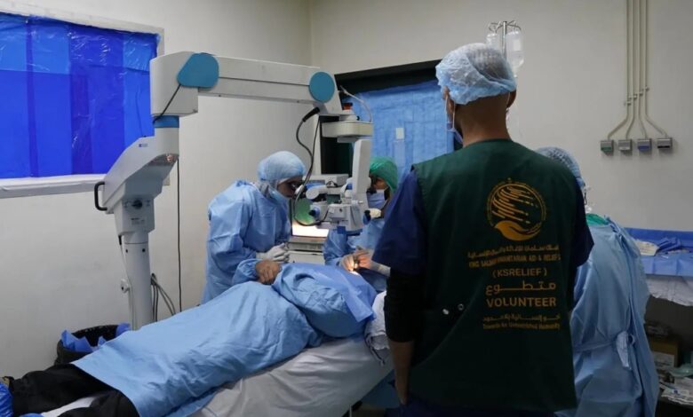 The King Salman Relief Center is implementing the Noor Saudi Arabia program in Damascus