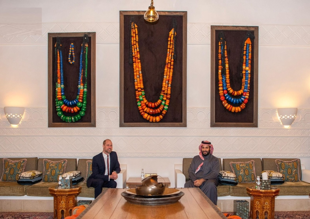 سمو ولي العهد يستقبل الأمير ويليام خلال زيارته إلى المملكة - واس