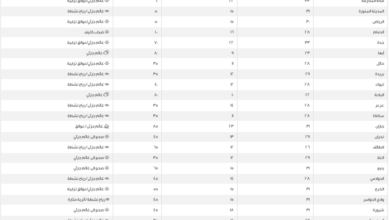 درجات الحرارة العظمى اليوم في السعودية: الدمام 28 ومكة 33