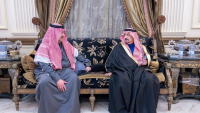 The Governor of Riyadh offers his condolences to the Al-Suwailem family on the death of Mohammed bin Abdullah