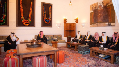 ولي العهد يستقبل نظيره البحريني في الدرعية لبحث التعاون