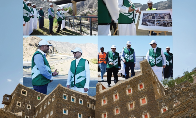 وفد بحريني يطلع على تجربة السعودية في إدارة الطرق بعسير