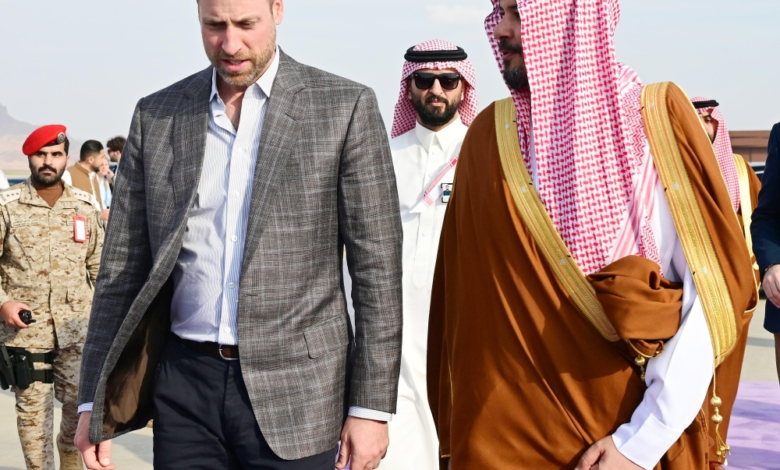 الأمير ويليام يغادر العلا: تفاصيل ختام زيارة ولي عهد بريطانيا للسعودية
