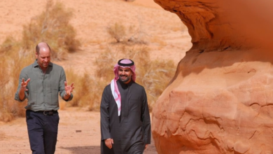 الأمير ويليام يزور مهرجان فنون العلا ويشيد بالتجارب البصرية