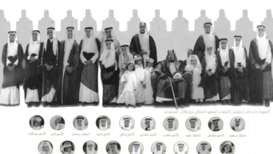 صورة نادرة للملك عبدالعزيز في قصر المربع توثق مرحلة التأسيس