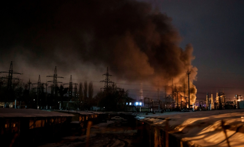 Zelensky: Russian bombing destroyed all Ukrainian power stations