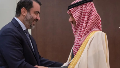 وزير الخارجية السعودي يبحث مستجدات غزة والملف السوري بميونخ