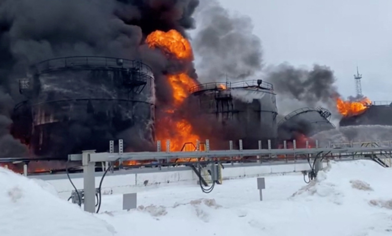 Ukraine strikes oil facility in Krasnodar with a large-scale drone attack