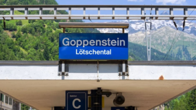 Train derails in the Swiss Alps, injuring several people