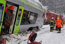 Train derailment in the Swiss Alps: 5 injured, investigation underway