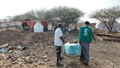 King Salman Relief Center distributes tents and aid in Hajjah, Yemen