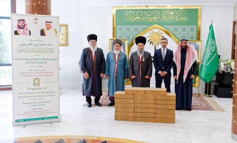 السعودية تسلم 5 أطنان تمور لتركمانستان ضمن هدية خادم الحرمين