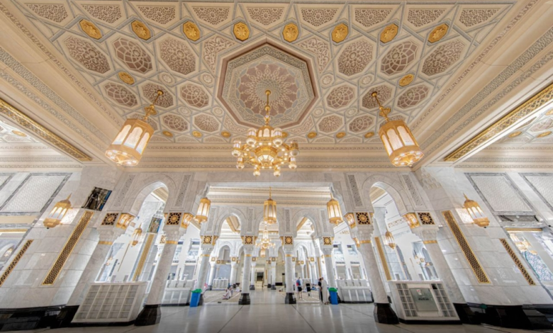 The world's largest cooling system to serve the Two Holy Mosques, with a capacity of 155,000 tons