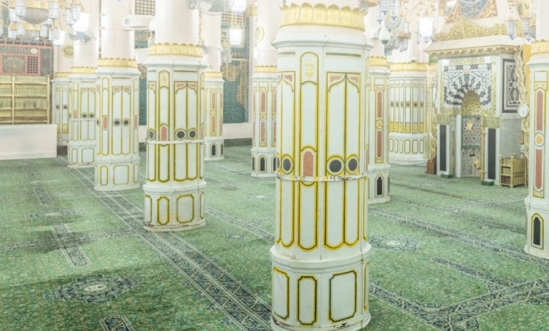 Visiting times to the Prophet's Mosque during Ramadan 1445 via Nusk