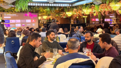 A group breakfast for Saudi students in London to promote brotherhood