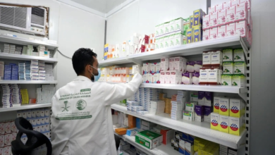 عيادات مركز الملك سلمان للإغاثة في عبس تخدم 663 مستفيدًا