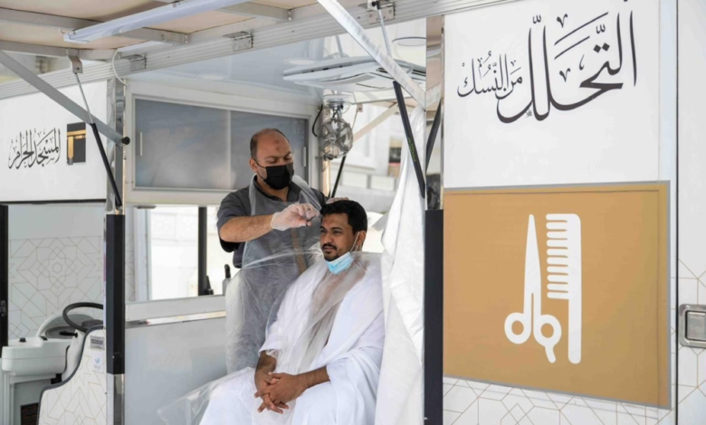 Free Tahallul service at the Grand Mosque in Mecca: Comfort and safety for 360,000 pilgrims