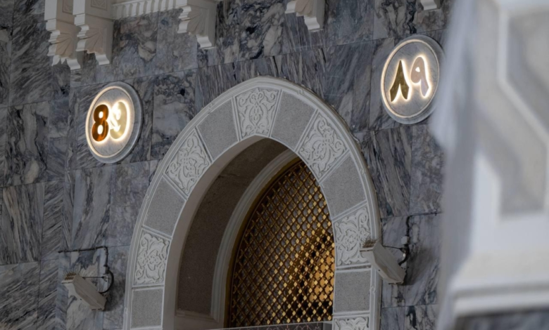 ترقيم أبواب التوسعة الثانية بالمسجد الحرام لتحسين حركة المصلين