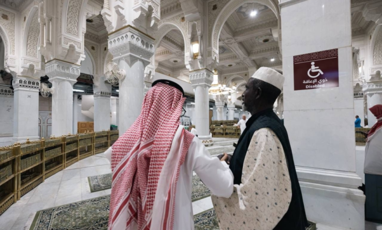 مصليات خاصة لكبار السن وذوي الإعاقة بالمسجد الحرام في رمضان