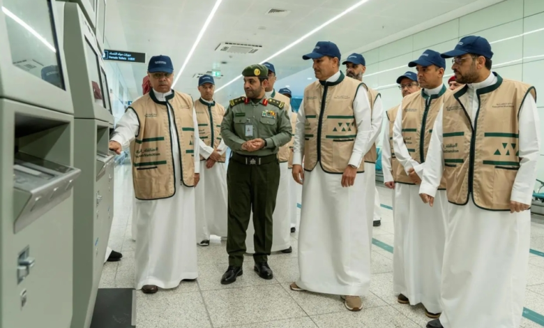 The Minister of Transport inspects King Khalid Airport during the peak of Ramadan season