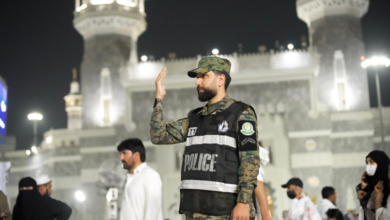 Efforts of the security forces at the Grand Mosque during Ramadan for the safety of pilgrims