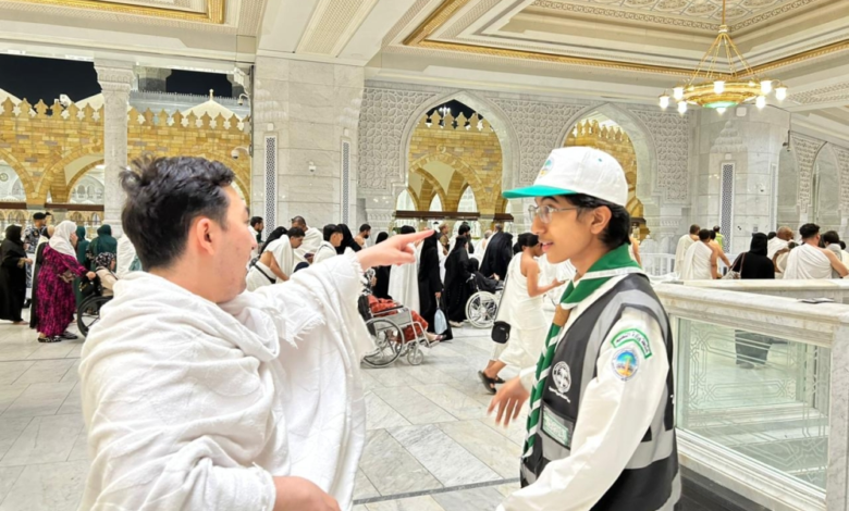 كشافة رسل السلام: 750 متطوعاً لخدمة زوار الحرمين برمضان