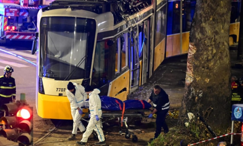 حادث ترامواي ميلانو: مقتل شخصين وإصابة العشرات في انحراف مروع